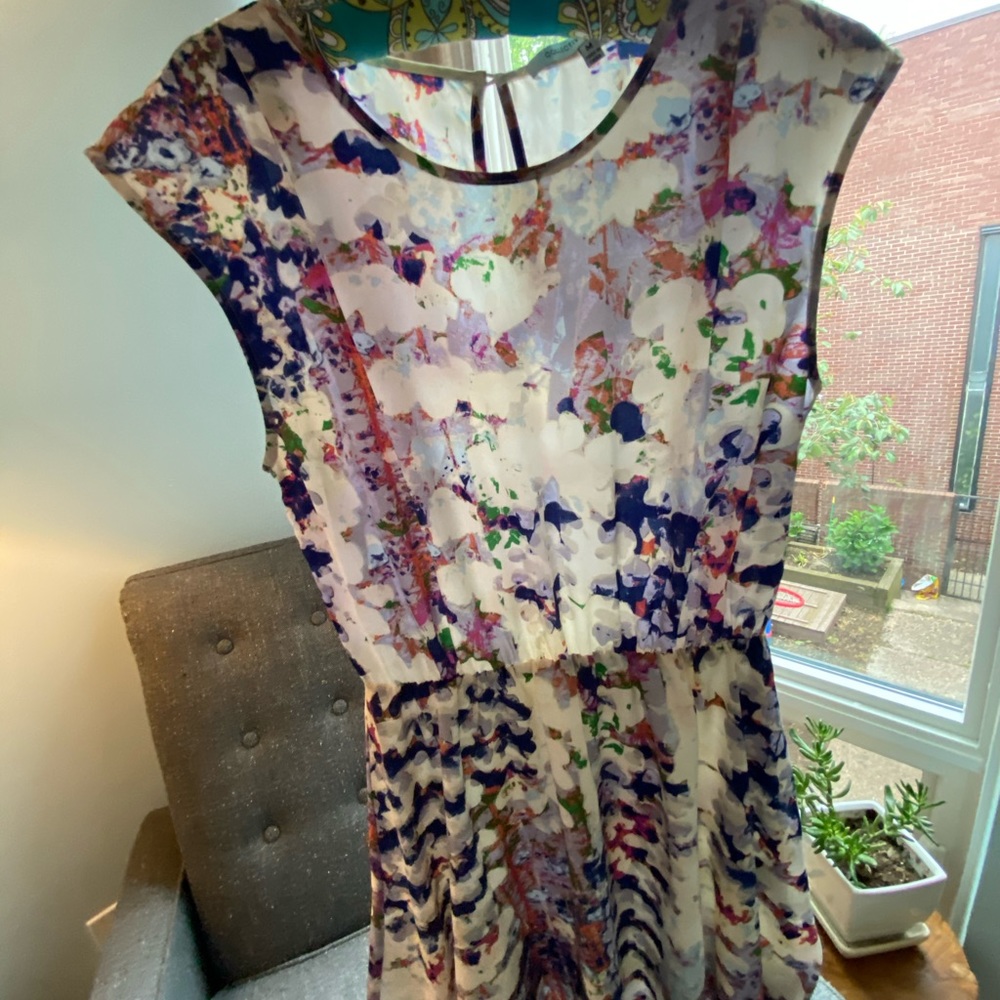 Watercolor Spring Dress (from a Stitch Fix box)